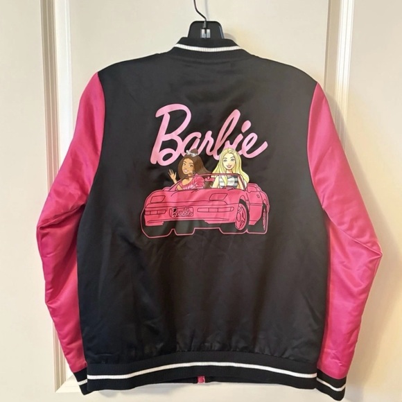Barbie Kids Jacket - Black with Pink Accents - Picture 3 of 3